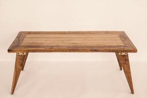 WALNUT-OAK TABLE